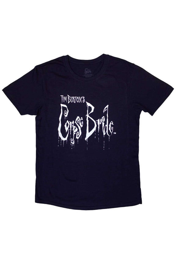 Corpse Bride Unisex T-Shirt Logo (Navy Blue) (XX-Large)