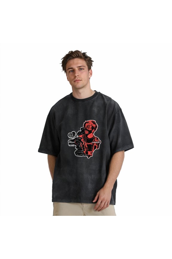 Corpse husband Unisex Retro Summer Street Fashion Short Sleeved T - Shirt