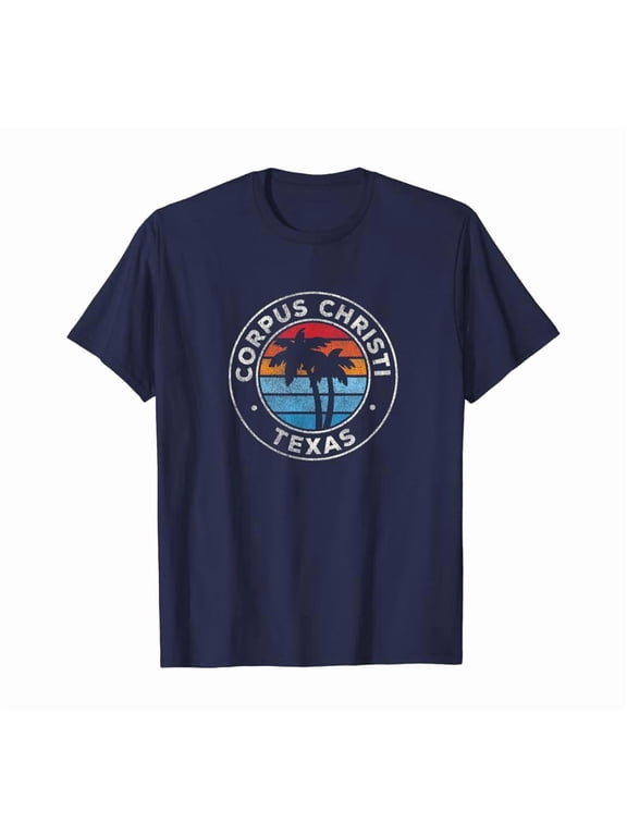 Corpus Christi Texas TX Vintage Graphic Retro 70s T-Shirt