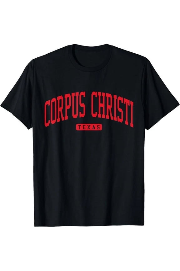 Corpus Christi Texas Tx College University Style Red T-Shirt Unisex S-5XL Hot Trending Shirt, Vintage Birthday Gift