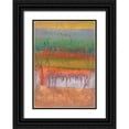 thumbnail image 1 of Corrado, Italo 11x14 Black Ornate Wood Framed with Double Matting Museum Art Print Titled - Geo III, 1 of 4