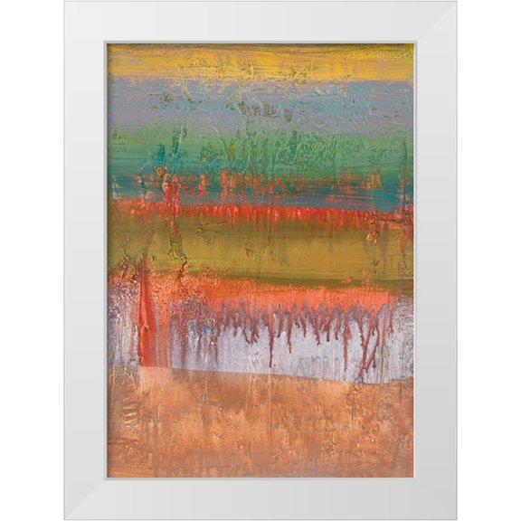 Corrado, Italo 11x14 White Modern Wood Framed Museum Art Print Titled - Geo III