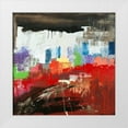 thumbnail image 1 of Corrado, Italo 12x12 White Modern Wood Framed Museum Art Print Titled - Happy Town, 1 of 4