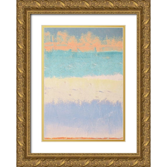 Corrado, Italo 14x18 Gold Ornate Wood Framed with Double Matting Museum Art Print Titled - Haiku VIII