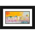 thumbnail image 1 of Corrado, Italo 18x11 Black Ornate Wood Framed with Double Matting Museum Art Print Titled - Citta destate, 1 of 4
