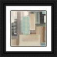 thumbnail image 1 of Corrado, Italo 20x20 Black Ornate Wood Framed with Double Matting Museum Art Print Titled - Aqua II, 1 of 4