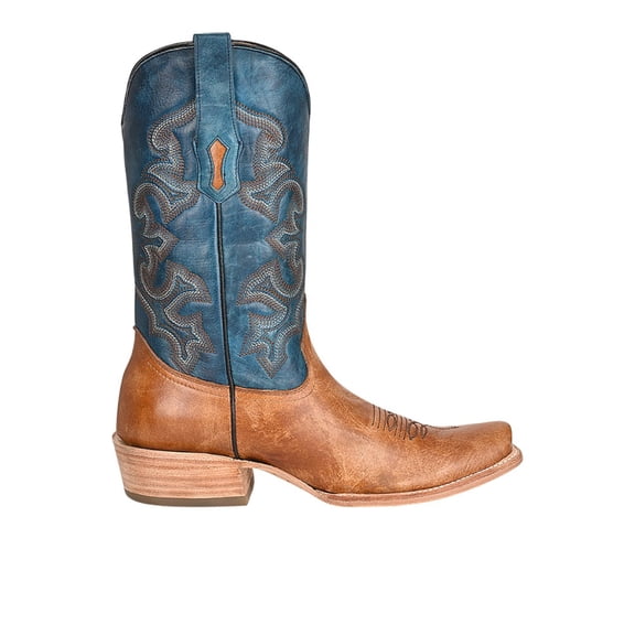 Corral Boots Mens Embroidered Horseman Snip Toe Cowboy  Mid Calf Boots