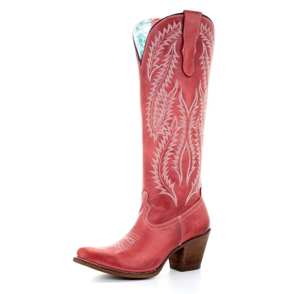 CORRAL Women's Red Rioja Tall Boots, Size: 11, Width: M (E1318-LD-M-11)