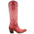 thumbnail image 1 of Corral Boots Womens E1318 Rioja Red Embroidered Snip Toe Cowboy  Casual Tal, 1 of 6