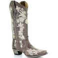 thumbnail image 1 of CORRAL Adult Female Flowered Embroidery & Crystals Studs Boots, Color: Tobacco, Size: 9.5, Width: M, 1 of 4