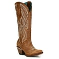 thumbnail image 1 of CORRAL Adult Female Golden Embroidery Boots, Color: Brown, Size: 9.5, Width: M (A4216-M-9.5), 1 of 5
