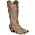 thumbnail image 1 of CORRAL Adult Female Sand Heart And Wings Overlay & Embroidery & Studs Boots, Size: 9.5, Width: M, 1 of 5