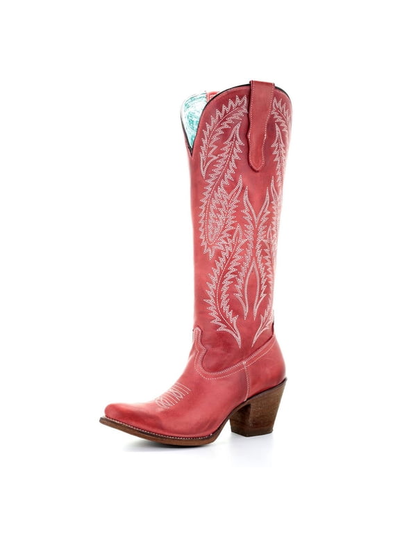 CORRAL Women's Red Rioja Tall Boots, Size: 8.5, Width: M (E1318-LD-M-8.5)