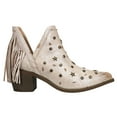 thumbnail image 1 of Corral Boots Womens Studded Fringe Pointed Toe Cowboy  Ankle Boots, 1 of 5