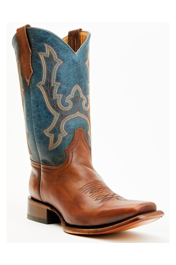 Corral Western Boots Boys Leather Embroidery 4 Youth Honey T0190