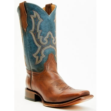 Corral Boys' Western Boot Broad Square Toe Brown 3 D