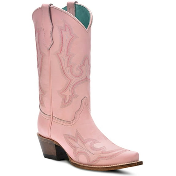Corral Girls' Embroidered Western Boot Snip Toe - T0175 5 D