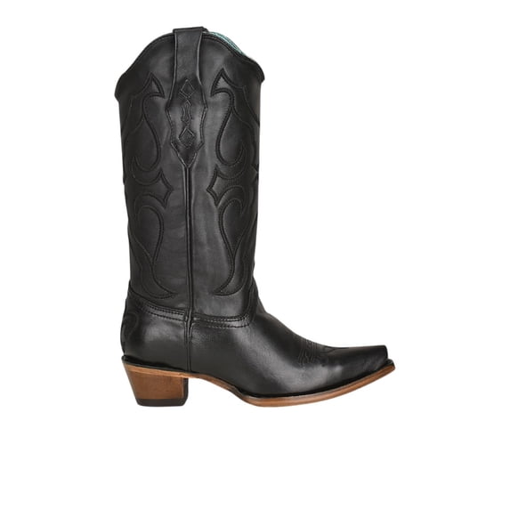 Corral Boots Womens Stitch Embroidered Snip Toe Cowboy Mid Calf Boots