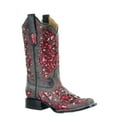 thumbnail image 1 of Corral Women's Sequin Inlay Western Boot Square Toe - A3647 8 1/2 M  US, 1 of 6