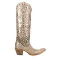 thumbnail image 1 of Corral Boots Womens Tall Metallic Embroidered Studded Pointed Toe Cowboy Bo, 1 of 5