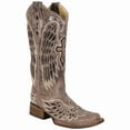 thumbnail image 1 of Corral Ladies Wing And Cross Sequence Square Toe Boot, 1 of 2