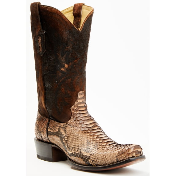 Corral Men's Brown Python Narrow Square Toe Western Boots A4550