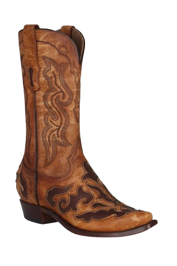 Corral Men's Inaly Western Boot Snip Toe Sand 8 D(M) US