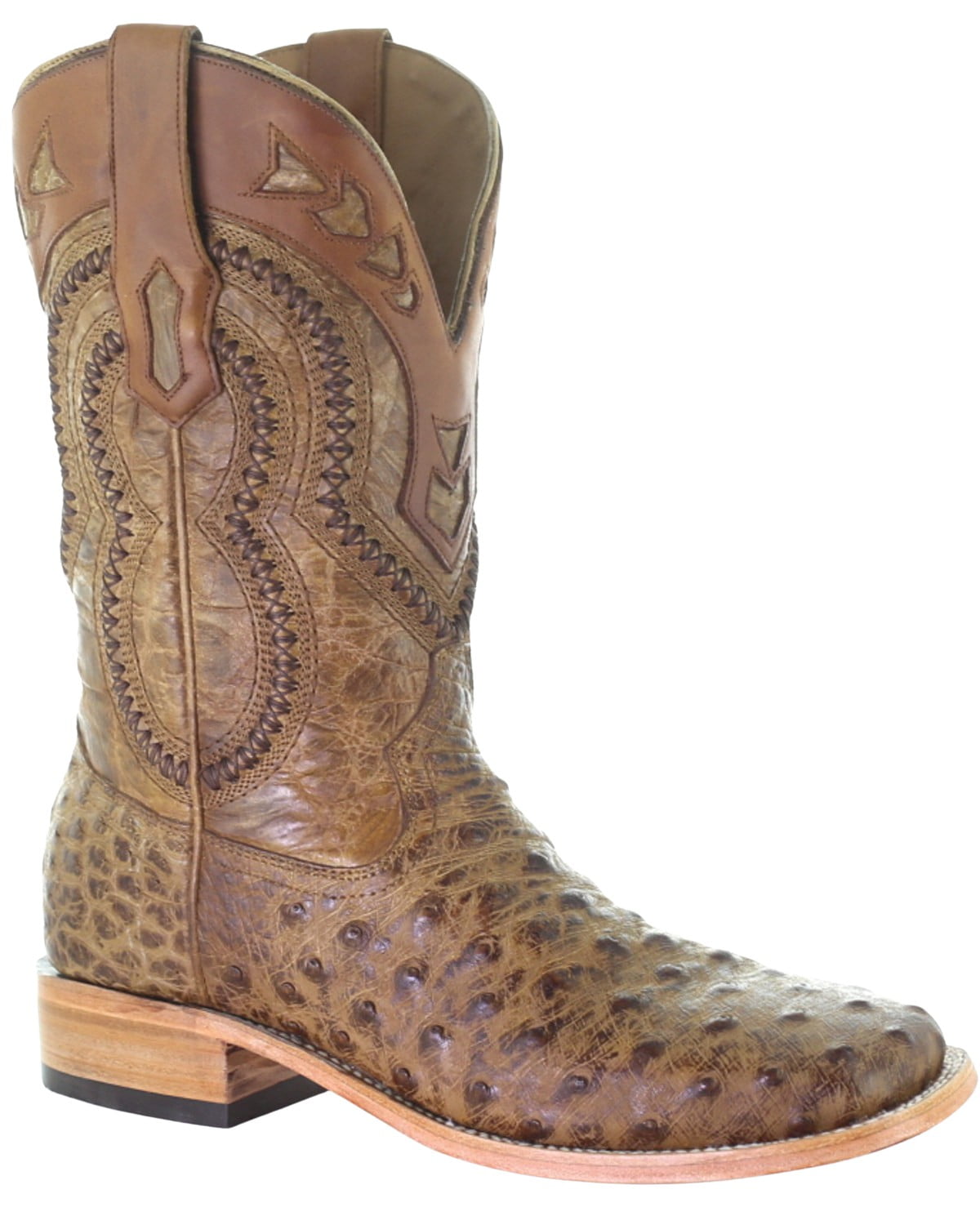 Corral Men's Western Square Toe Honey and Blue Boots