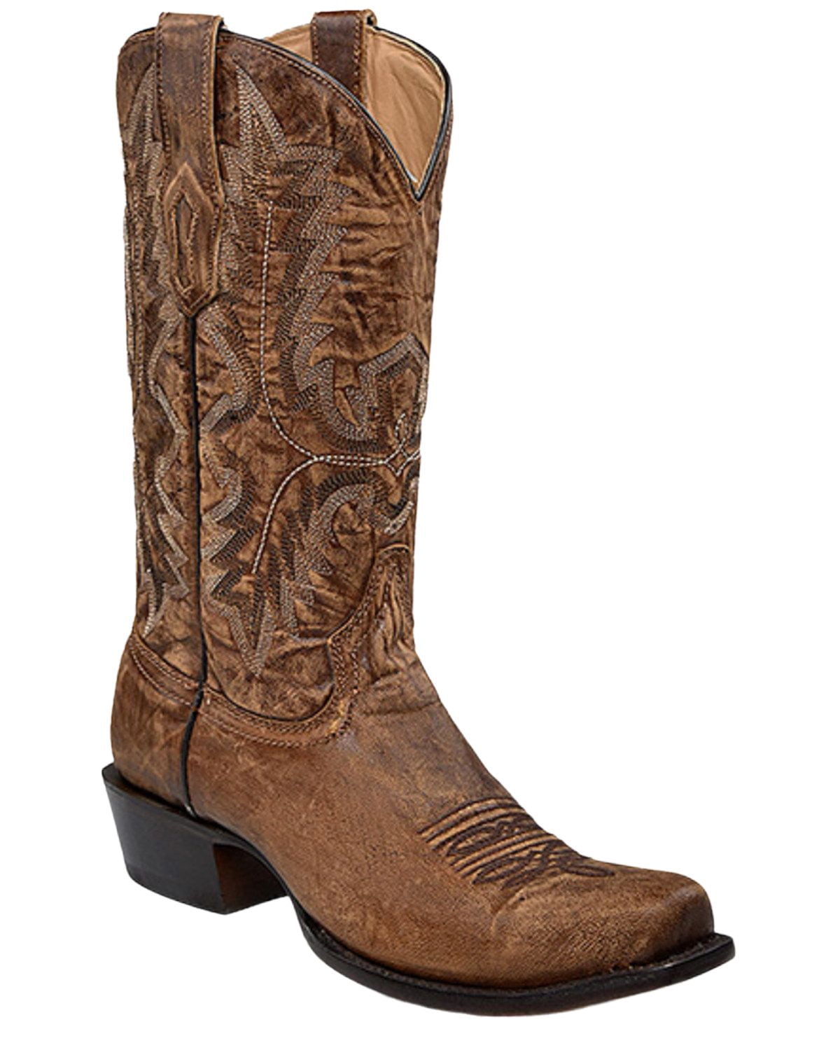 Corral Mens Leather Boot Size 12 D Square Toe Brown Rodeo Western Cowboy Corral Men main image 3