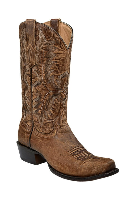 Corral Men's Western Boot Square Toe Brown 9 D(M) US