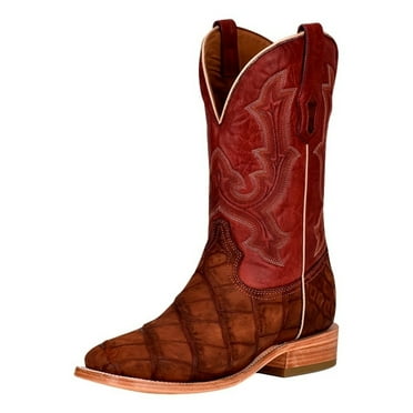 Corral Western Boots Mens 12" Alligator Embroidery Cognac A4222