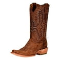 thumbnail image 1 of Corral Western Boots Mens 12" Embroidery Square Toe Brown A4229, 1 of 5