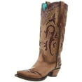 thumbnail image 1 of Corral Western Boots Womens Embroidery Inlay Leather 9 M Orix C3924, 1 of 5