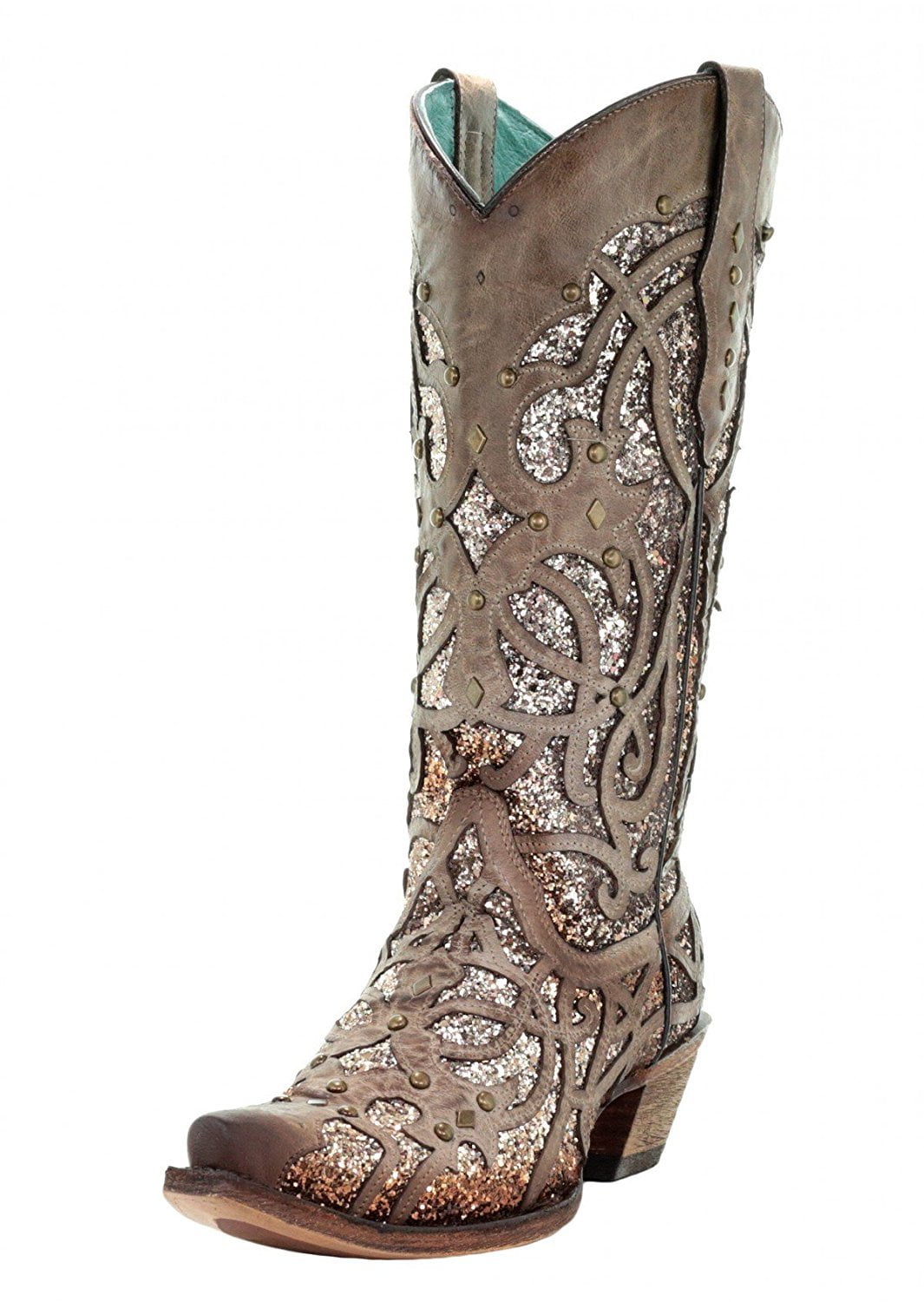 Glitter inlay deals cowgirl boots