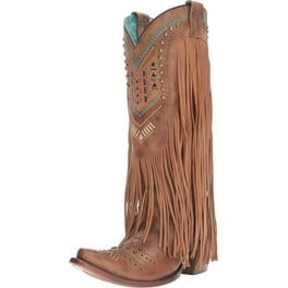 Corral fringe shop cowboy boots