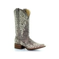 thumbnail image 1 of Corral Women's Crater Embroidered Western Boot Square Toe - A2663 9 W  US, 1 of 7