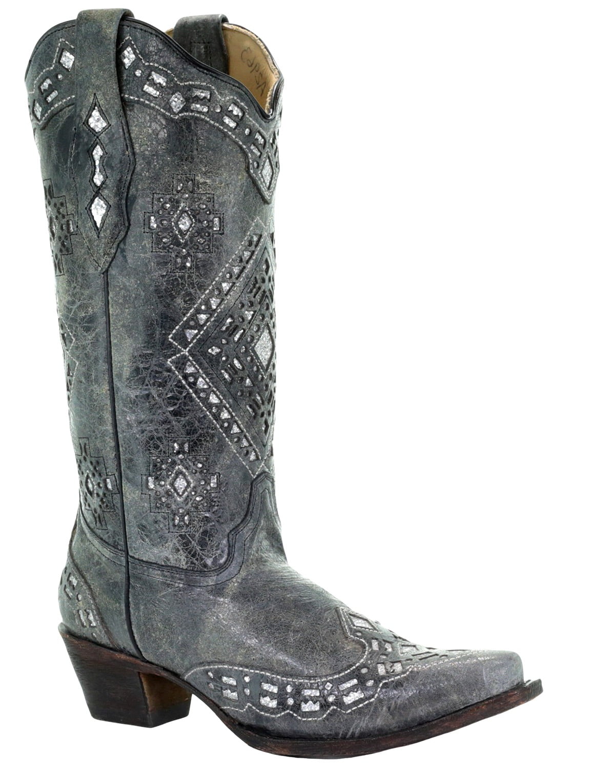Corral glitter leather western boot hotsell