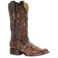 thumbnail image 1 of Corral Women's Inlay And Stud Accents Boot Square Toe - A3326 12 M  US, 1 of 5