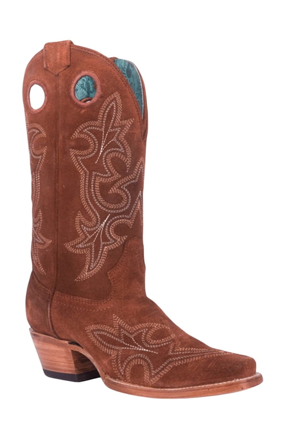 Corral Women's Shedron Suede Western Boot Square Toe - A4477 7 M US