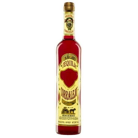 Corralejo 100% Blue Weber Agave Anejo Tequila, 750 ml Bottle, 40% ABV
