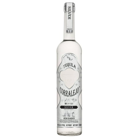 Corralejo 100% Blue Weber Agave Silver Tequila, 750 ml Bottle, 40% ABV