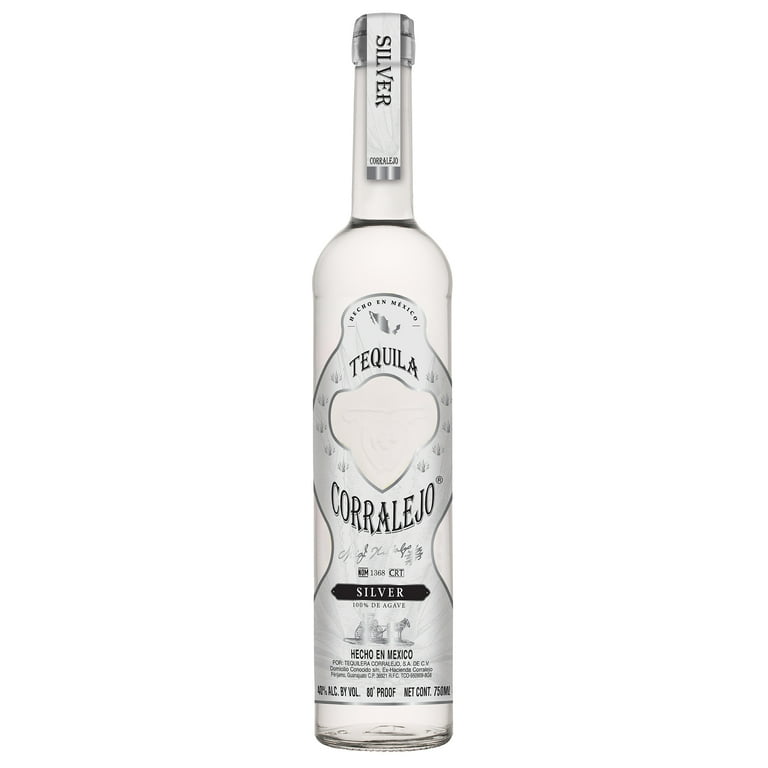 Tequila Corralejo, Silver Tequila, 750 ml Bottle, 40% ABV