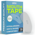 thumbnail image 1 of CorBreev | Mouth Tape for Sleeping (Pack of 70) - Anti Snoring - CPAP Friendly, 1 of 10