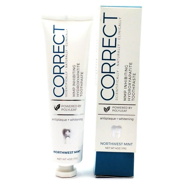 Correct MMP Inhibiting Hydroxyapatite Toothpaste Antiplaque for Gum