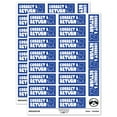 thumbnail image 1 of Correct and Return School Teacher Sticker Set - Dark Blue - Gloss Finish - 2.00" Large, 1 of 7