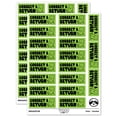 thumbnail image 1 of Correct and Return School Teacher Sticker Set - Light Green - Matte Finish - 2.00" Large, 1 of 7