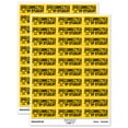 thumbnail image 1 of Corrected By Student Nerdy Owl Teacher Student School Sticker Set - Yellow - Matte Finish - 1.75" Medium, 1 of 7