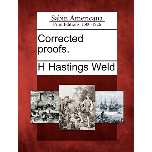 Corrected Proofs. Paperback