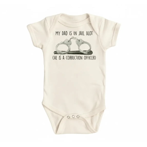 Correction Officer Newborn Baby Bodysuit