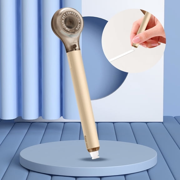 Correction Tape Pen, Push Pull Protective, White Out Tape Roller Strong Coverage Per Roll Quick-Dry Correction Tape for Office Home